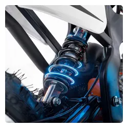 Motorek dla dzieci cross spalinowy 49CC motocykl el. start LED 35km/h motor