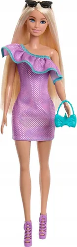 LALKA BARBIE PARTY FASHION zestaw z lalką i ubrankami HYT61