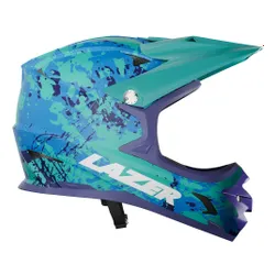 Kask rowerowy LAZER Phoenix+ Niebieski Full Face (rozmiar S)