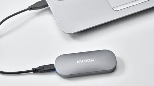 Dysk Kioxia Exceria Plus Portable 500GB USB 3.2 Typ C Szary