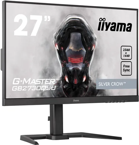 Monitor iiyama G-Master Silver Crow GB2730QSU-B5 27" 2K TN 75Hz 1ms Gamingowy