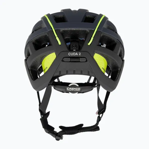 Kask rowerowy CASCO Cuda 2 blue/neon yellow matt