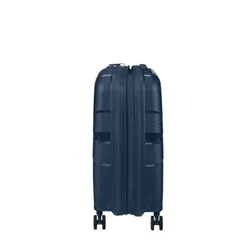 Маленький расширяемый чемодан American Tourister StarVibe-navy