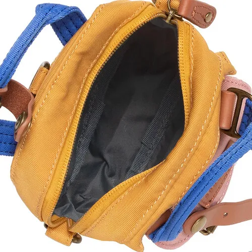 Gogoasa Macaroon Sac Mic D226-3590-F Galben / Trandafir