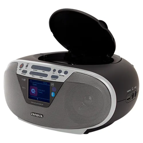 Radioodtwarzacz Aiwa Boombox BBTU-500DAB/SL Bluetooth DAB+ Srebrny