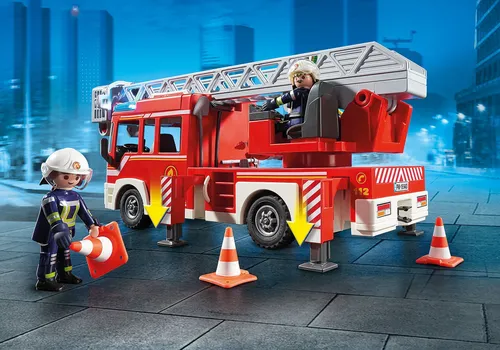 Playmobil 9463 merdivenli itfaiye aracı