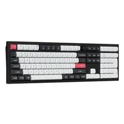 Klawiatura KEYCHRON Q6 HE Wireless Switch Gateron Double-Rail Magnetic Nebula Czarno-biało-czerwony
