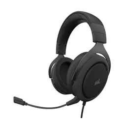 Słuchawki przewodowe z mikrofonem Corsair HS50 Pro Stereo Carbon CA-9011215-EU Nauszne Czarny