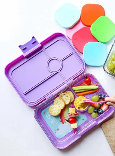 Salata için Öğle Yemeği Kutusu XL Yumbox Tapas 4-Greenwich Green / New York