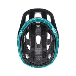 Kask rowerowy Uvex React - black/teal matt