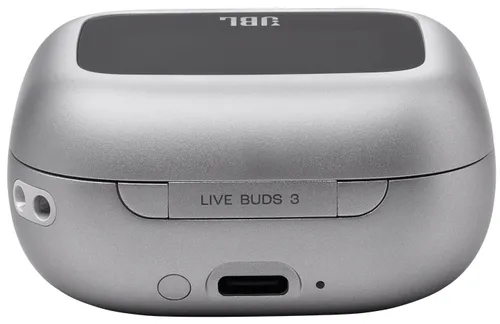 Słuchawki dokanałowe JBL Live Buds 3 ANC Wodoodporne Srebrny