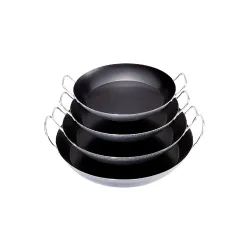 DE BUYER Outdoor Paella 34 cm - patelnia ze stali węglowej