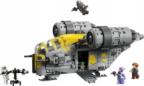 LEGO STAR WARS 75447 Mandalorian i Grogu Brzeszczot , zestaw klocków +10