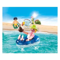 PLAYMOBIL Family Fun 70112 Chłopiec z oponą
