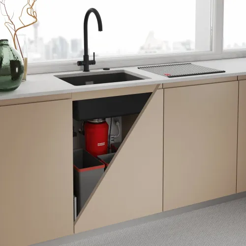 Bateria FRANKE Lina Clear Water 2.0 J 120.0730.807 Czarny mat