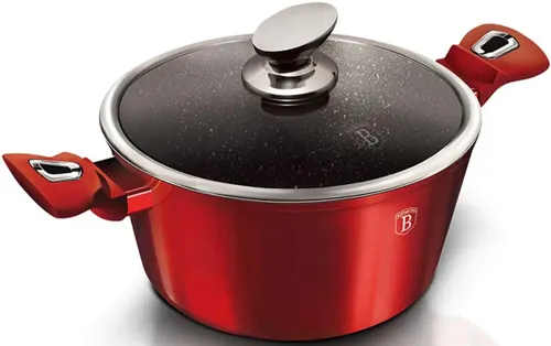 Zestaw garnków BERLINGER HAUS Metallic Line Burgundy BH-7057 (13 elementów)