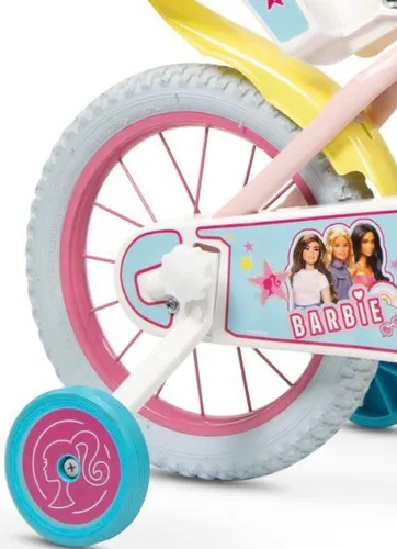 Rower dziecięcy TOIMSA Barbie 14 cali dla dziewczynki Różowy