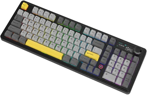 Klawiatura AJAZZ AK980 V2 Szaro-żółty