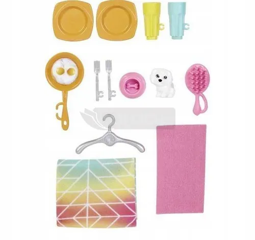 Lalka Barbie kompaktowy rozkładany domek HCD47