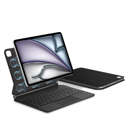 Etui na iPad Air/Pro TECH-PROTECT SmartCase Magnetic + Keyboard Czarny Klawiatura