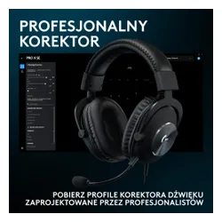 Słuchawki LOGITECH Pro X SE Nauszne, Dźwięk przestrzenny