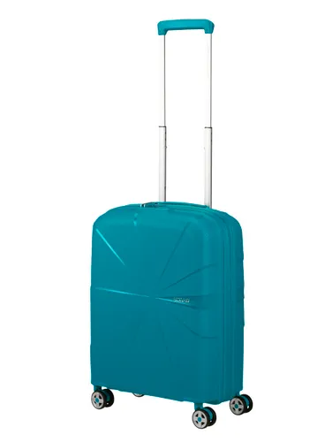 Маленький расширенный чемодан American Tourister StarVibe-verdigris