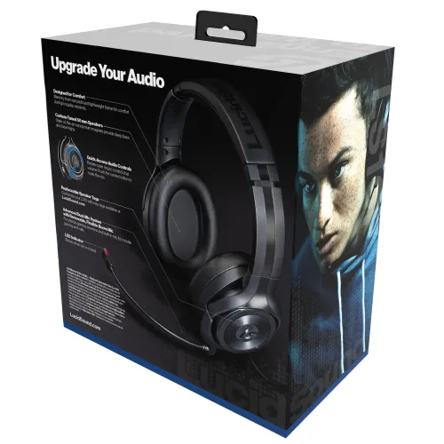 Pad Subsonic SA5716-1 Wireless LED Controller Black do PS5, PC Bezprzewodowy Czarny + Słuchawki LucidSound LS10P
