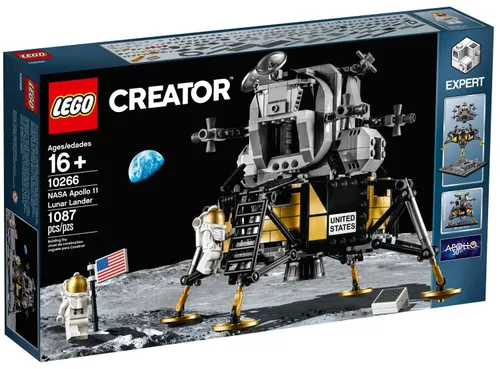 Конструктор Lego 10266 Creator Expert - Лунный модуль корабля "Аполлон 11" NASA