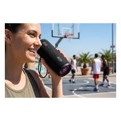 Głośnik mobilny XMUSIC BTS860 Bluetooth, Moc 40W, IP66, Akumulator 5000 mAh,  Radio FM, Czarny