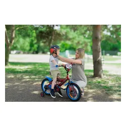 Rower dziecięcy HUFFY Spider-Man 16 cali dla chłopca Czerwony