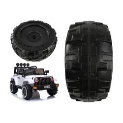 Koło Do Auta Na Akumulator Jeep Dżip Brd-7588 Łożysko 25,5X11Cm Oś 10Mm