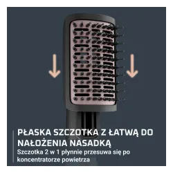Suszarko-lokówka Rowenta Air Nano UB9B20 950W Jonizacja Zimny nawiew Średnica szczotki 33mm 3 poziomy temperatury