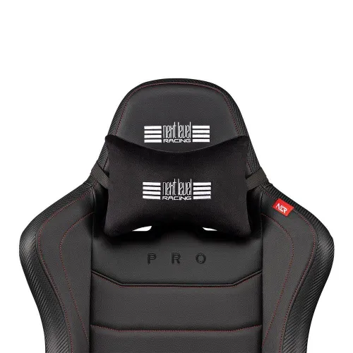 Fotel Next Level Racing NLR-G002 Pro Gaming Chair Leather Edition Gamingowy do 140kg Skóra naturalna Czarny