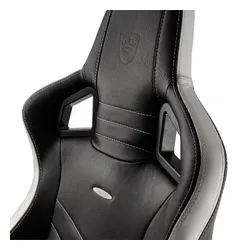 Fotel Noblechairs EPIC Gamingowy do 120kg Skóra naturalna Czarno-biały