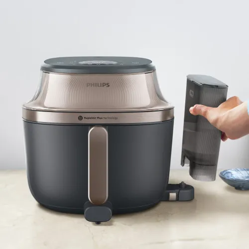 Air fryer Philips Ovi NA547/07 2000W 7,2l Aplikacja mobilna Gotowanie na parze