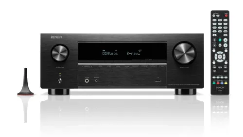 Amplituner Denon AVR-X2800H DAB 7.2-kanałowy Dolby Atmos DTS X Wi-Fi Bluetooth AirPlay Czarny