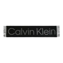 Calvin Klein eșarfă Jacquard întunecată 40X180 K50K509696 BAX