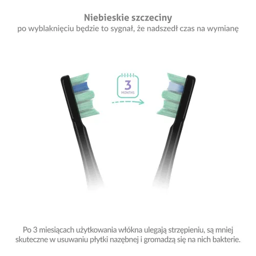 Szczoteczka soniczna TRUELIFE SonicBrush Clean70 UV Czarny