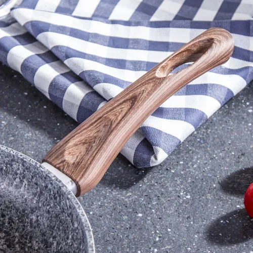 Patelnia granitowa nieprzywierająca KONIGHOFFER VENGA SZARA 24 cm