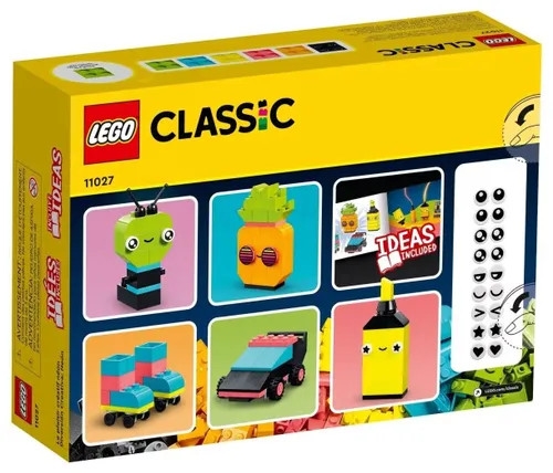 LEGO Classic 11027 креативные развлечения неоновыми цветами