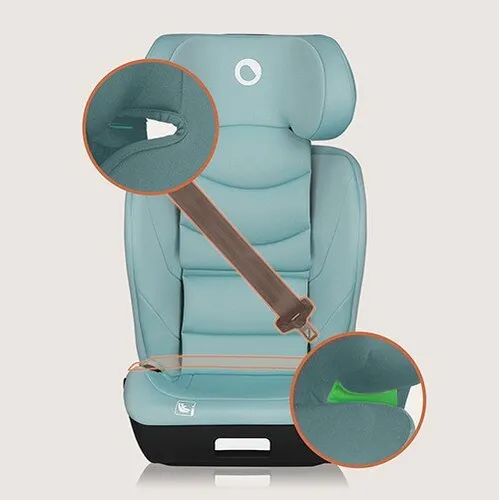 Fotelik samochodowy LIONELO Neal i-Size 100-150 cm (15-36 kg) Turkusowy