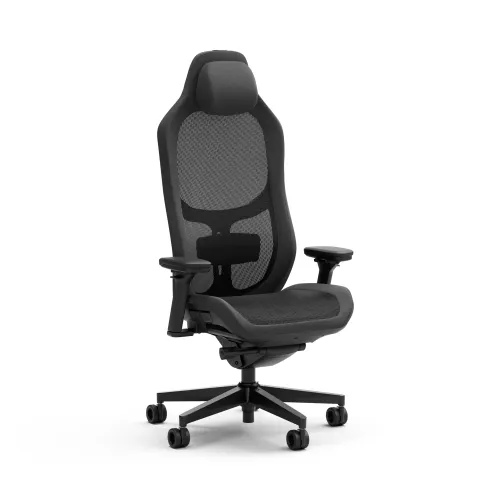 Fotel Fractal Design Refine Mesh Dark Gamingowy do 125kg Tkanina Czarny