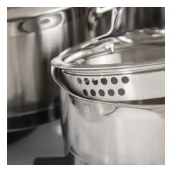 TESCOMA President niski 3 l - garnek ze stali nierdzewnej z pokrywką