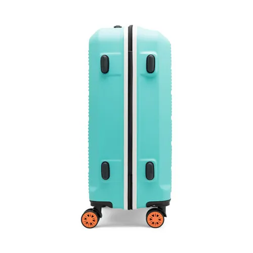 Средний жесткий чемодан Lasocki WAL-M-04TURQUOISE-04 бирюзовый