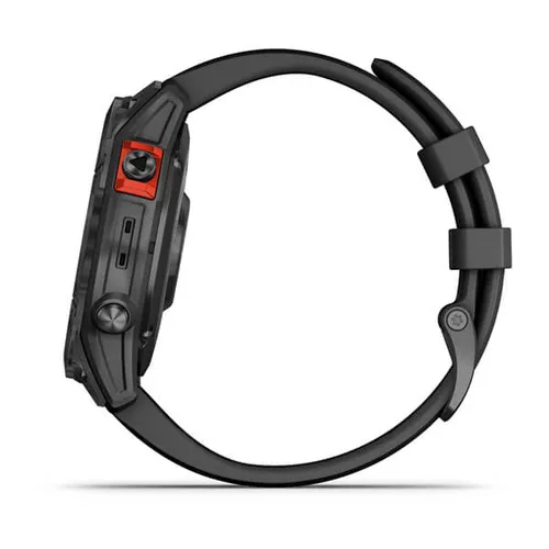 Smartwatch Garmin Fenix 7 Solar Niebieskoszary z czarnym paskiem (010-02540-11)