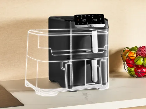 Air Fryer Frytkownica beztłuszczowa TEFAL EY7568E0 Easy Fry Stack 10l  z podwójnym koszem