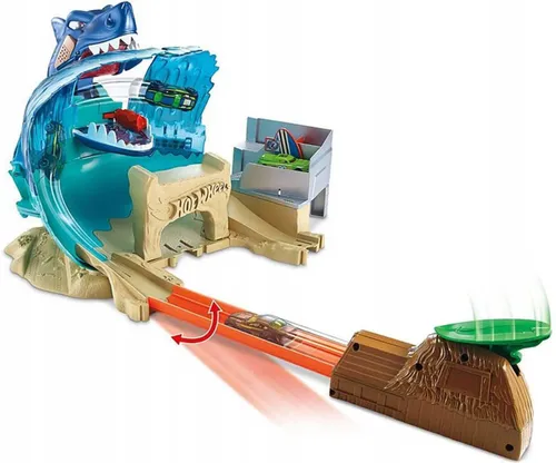 Tor Hot Wheels Atak Rekina Oryginał Mattel Rekin