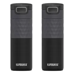 Zestaw kubków termicznych Kambukka Etna Grip Black Steel