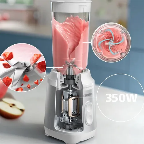 Blender kielichowy PHILIPS HR2510/90 Biało-srebrny