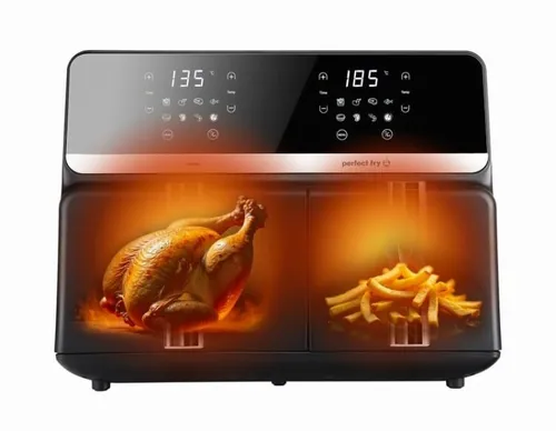 Air Fryer Frytkownica beztłuszczowa ELDOM FR200 Fritela 9l z podwójnym koszem